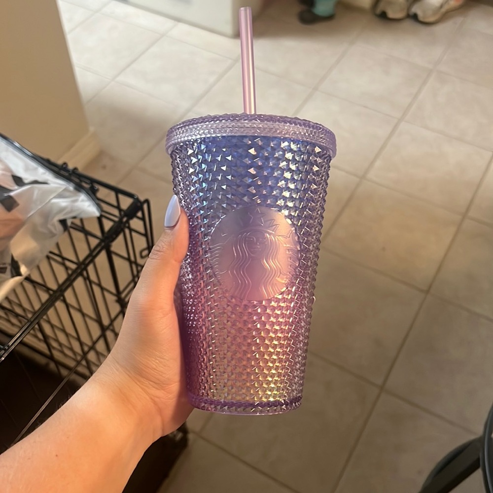 NWT Mermaid ombré studded Starbucks Tumbler